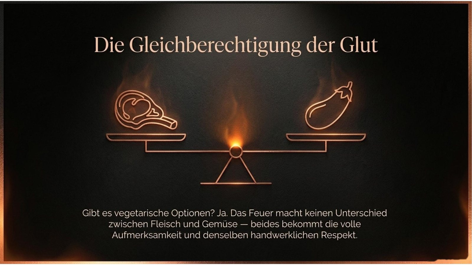 Konzept · Die Gleichberechtigung der Glut