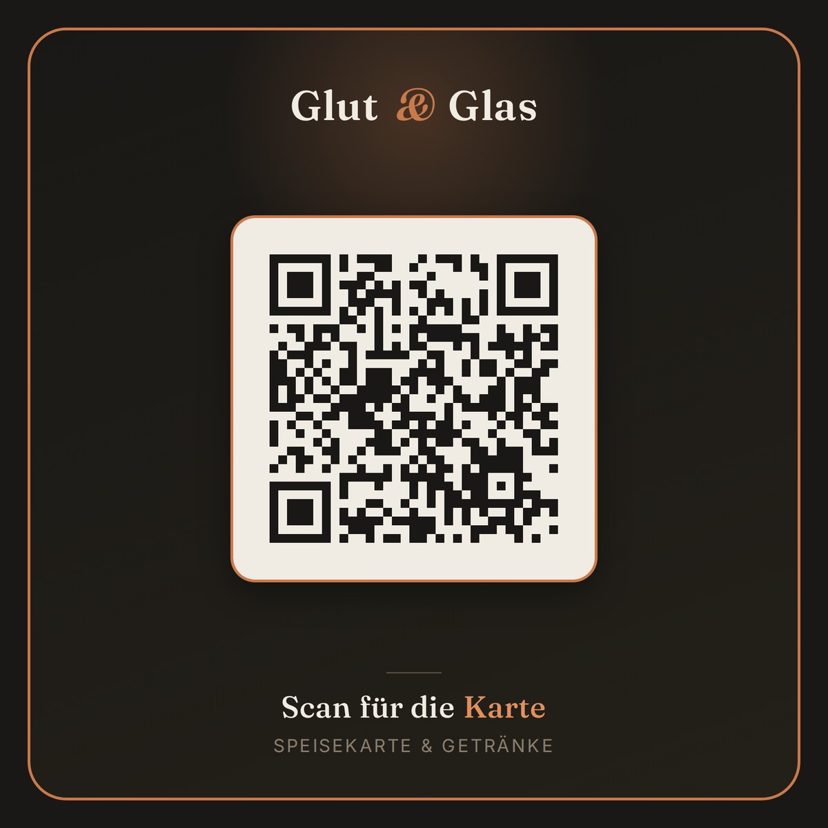 QR-Sticker für Tisch & Karte